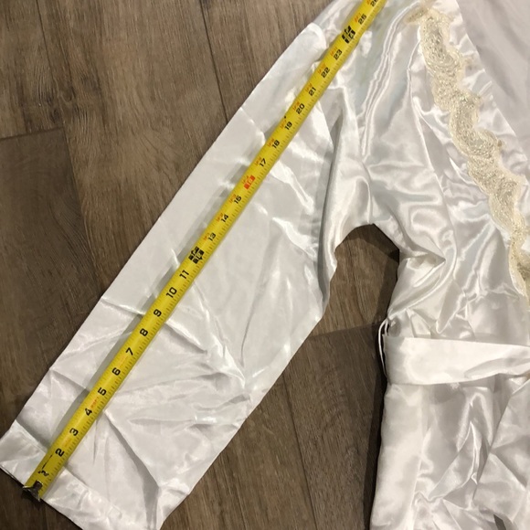 AK ANNE KLEIN Silky Satin Feel Long Robe - Picture 9 of 9